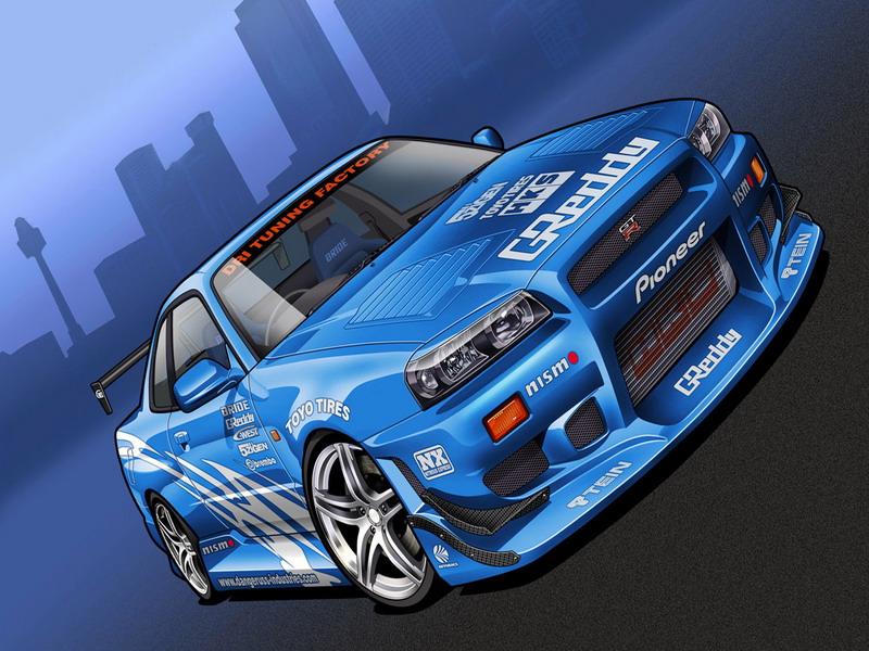 主角---GT-R34