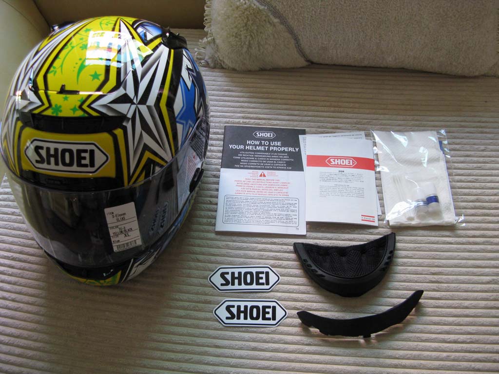 2008款 日本 SHOEI X-11 ELIAS TC-3  不专业开箱记