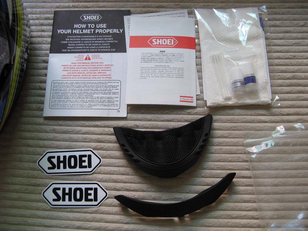 2008款 日本 SHOEI X-11 ELIAS TC-3  不专业开箱记