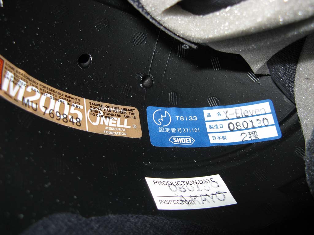 2008款 日本 SHOEI X-11 ELIAS TC-3  不专业开箱记