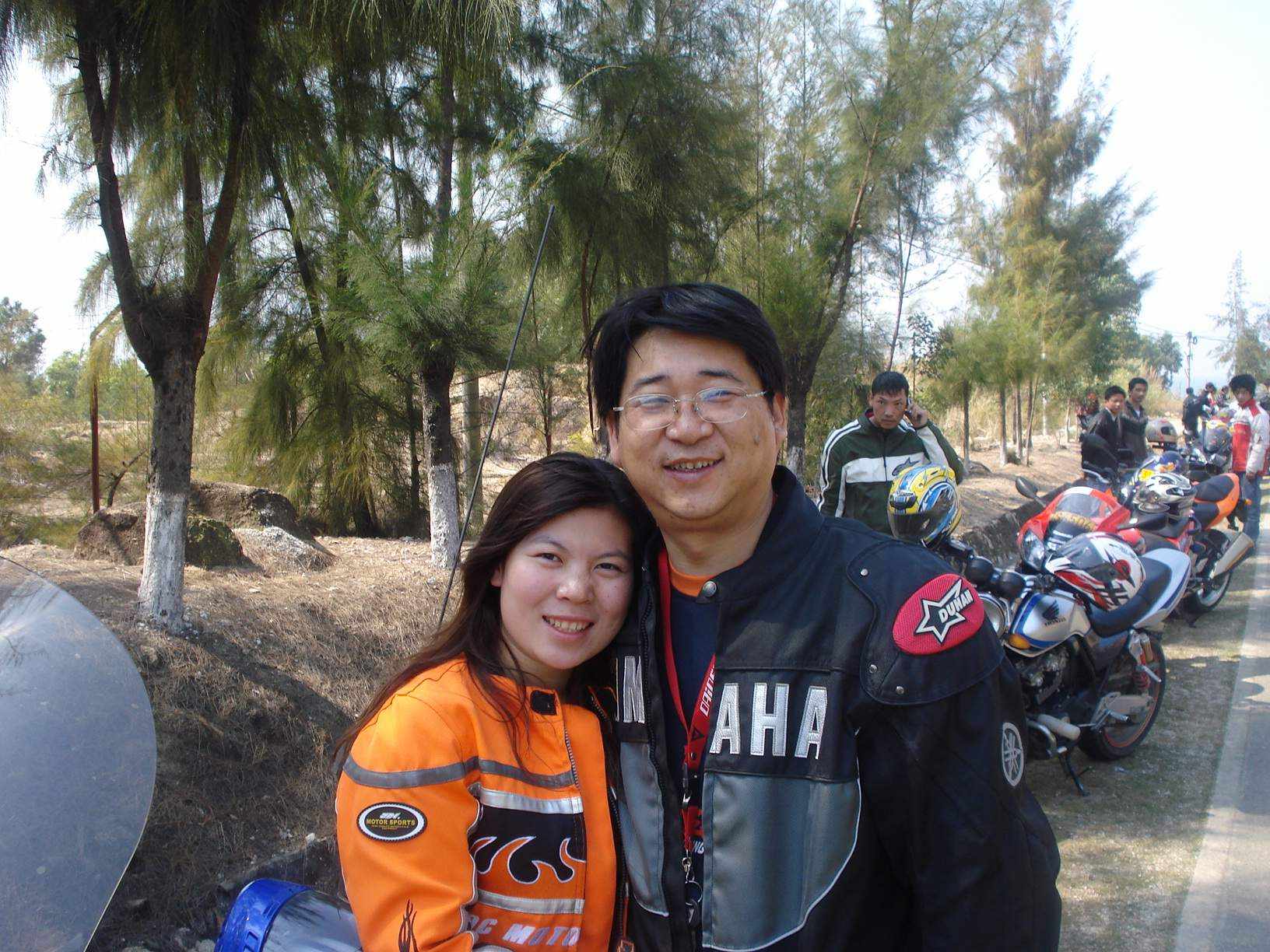 我和老公及小老公一起出游照片（3.2.2008）