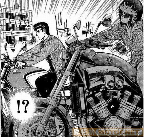 漫画里的机车(YAMAHA & SUZUKI)