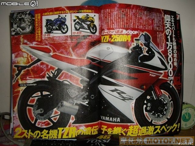 [公告]YAMAHA-YZF250R4 车友们有福了.