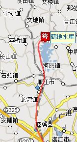 今天和朋友小跑廉江鹤地水库..