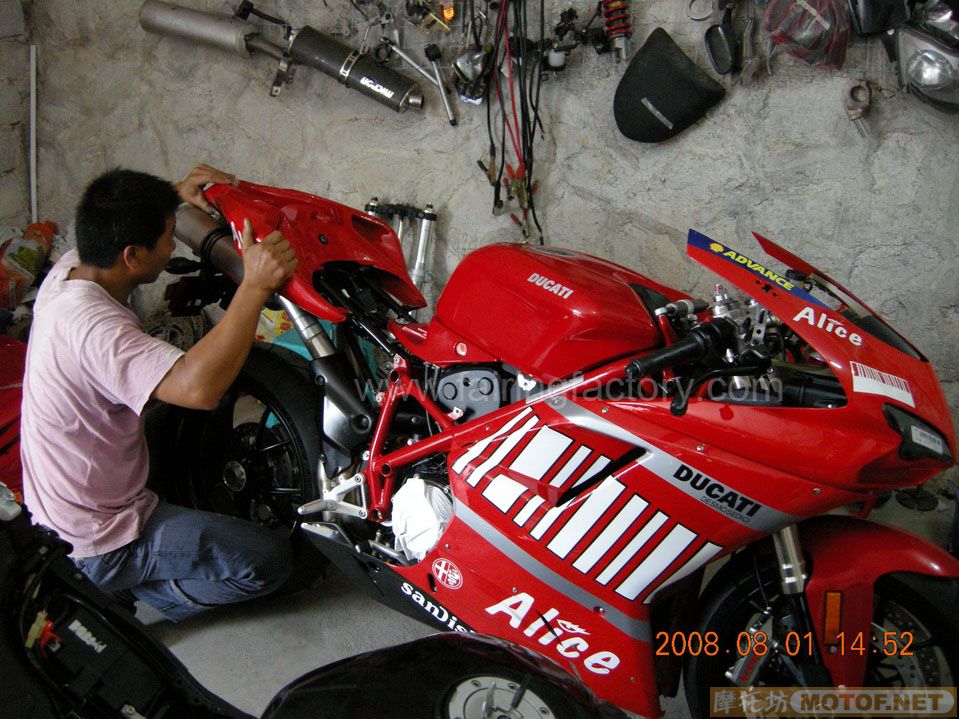 度卡提Ducati1098換裝MotoGP外衣