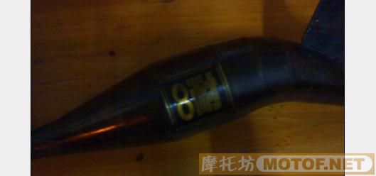 中山400代友出售JOG50改装竞技8来排气管一条