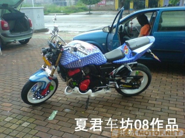 广西玉林市出  08年全国首台骚改本田CB400