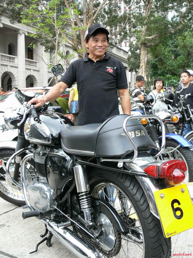香港6号车牌BSA车主,车车40 YEAR OLD