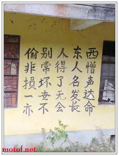 看看电站墙上可笑又无奈的字眼~~