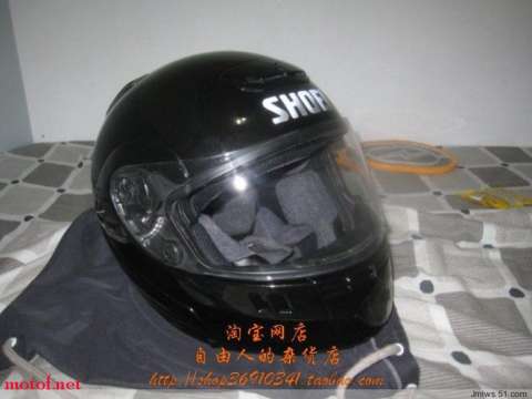 SHOEI黑色L碼揭面盔