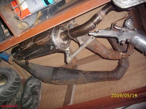TZR125排气