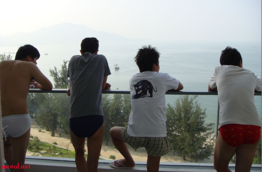一大早起来看海景