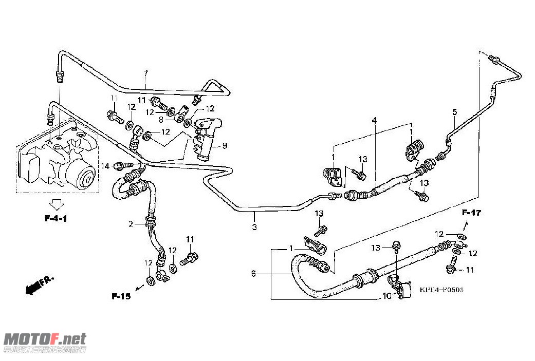 后轮制动管（2） REAR BRAKE PIPE (2).JPG