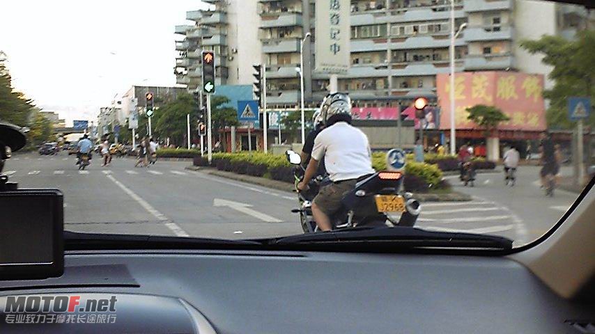 在中山市区回程