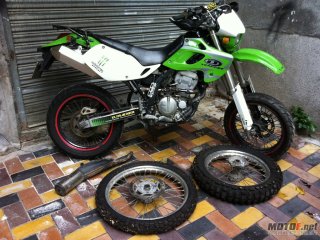 （已售）!!!广州番禺 17000 RMB 出售 02 Kawasaki KLX 250