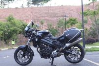 广东揭阳揭西河婆县城出售13年BMW宝马F800R，一手水回来不到2个月，改装件多